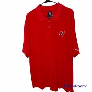 Reebok NFL Tampa Bay Buccaneers Polo Shirt Size L